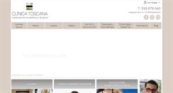 Desktop Screenshot of clinicatoscana.com